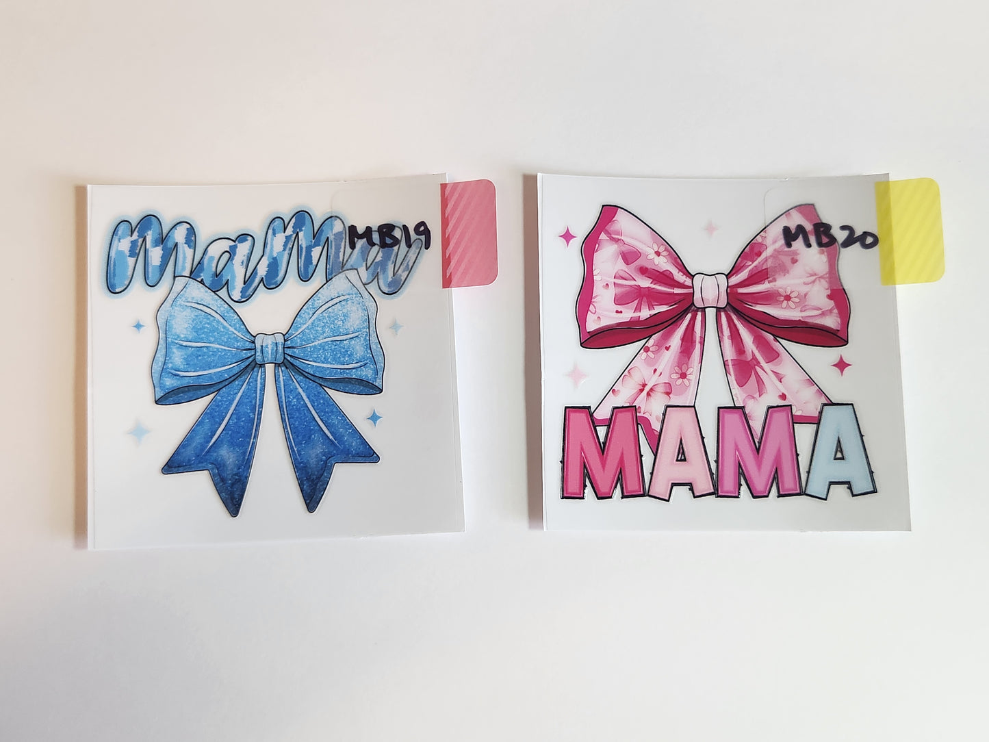 Mama Bow Decals