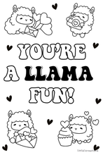 Load image into Gallery viewer, Valentine's Day Coloring Sticker Book