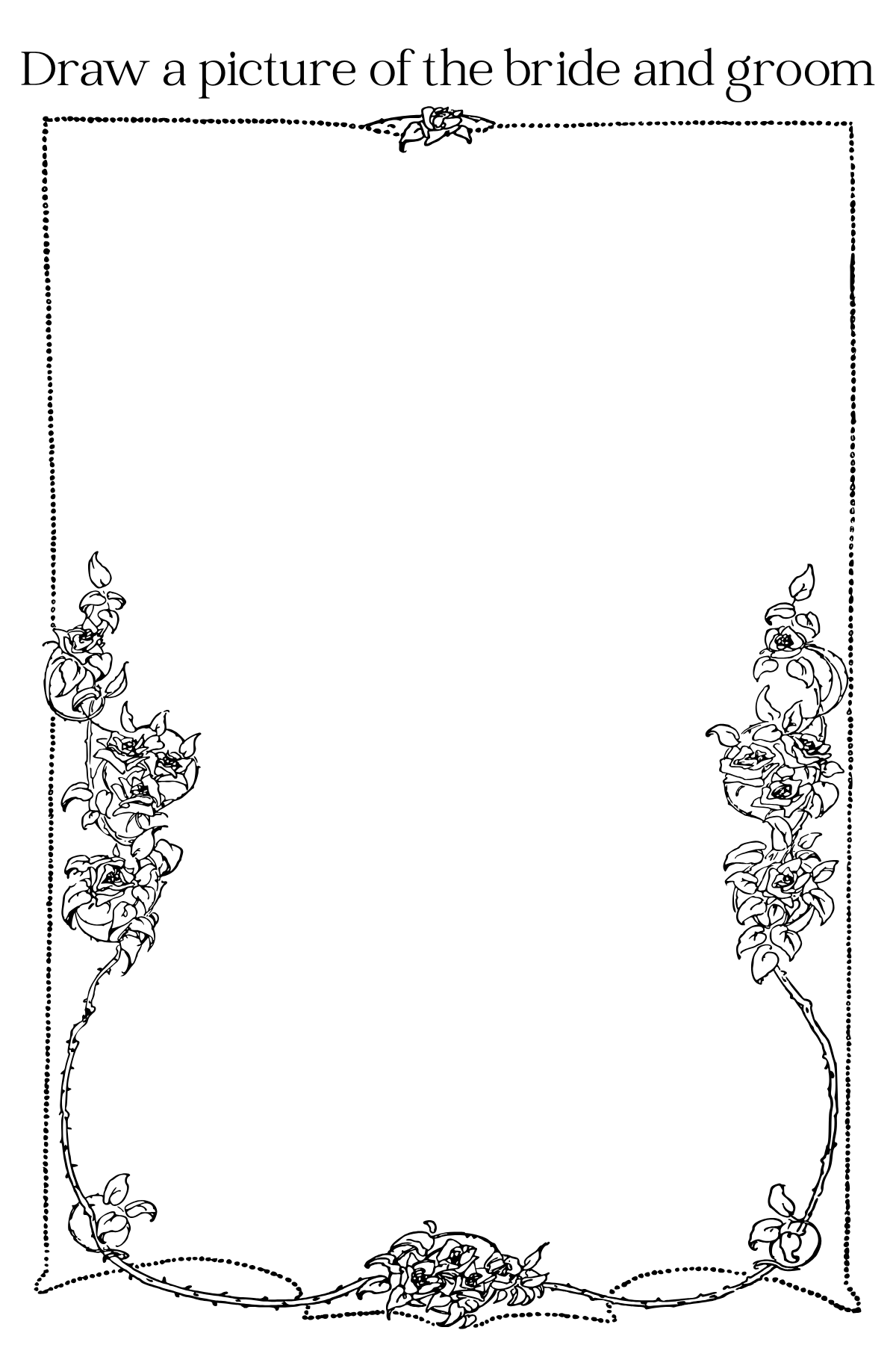Wedding Day Coloring Sticker Book
