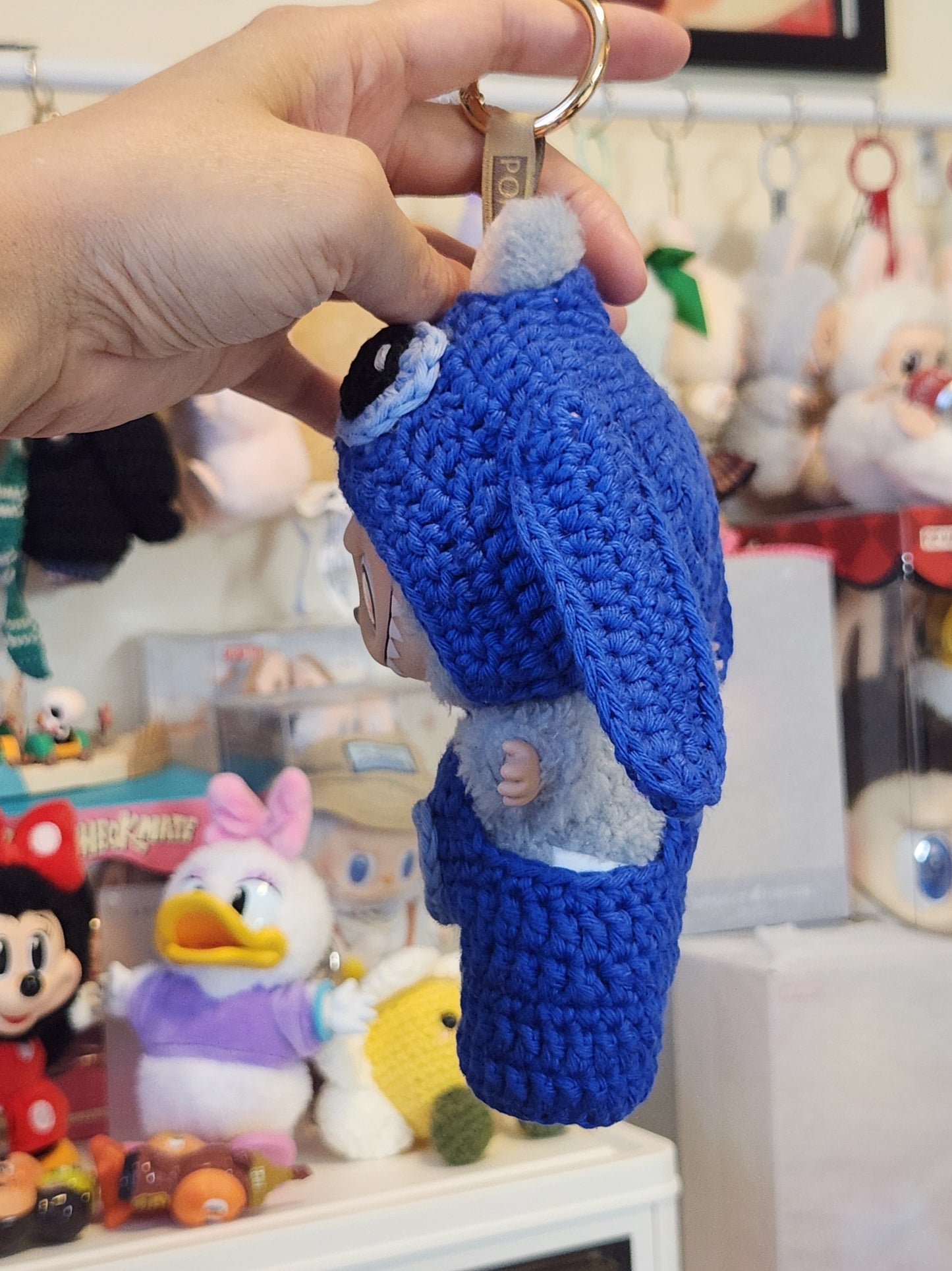 Blue stitch alien outfit
