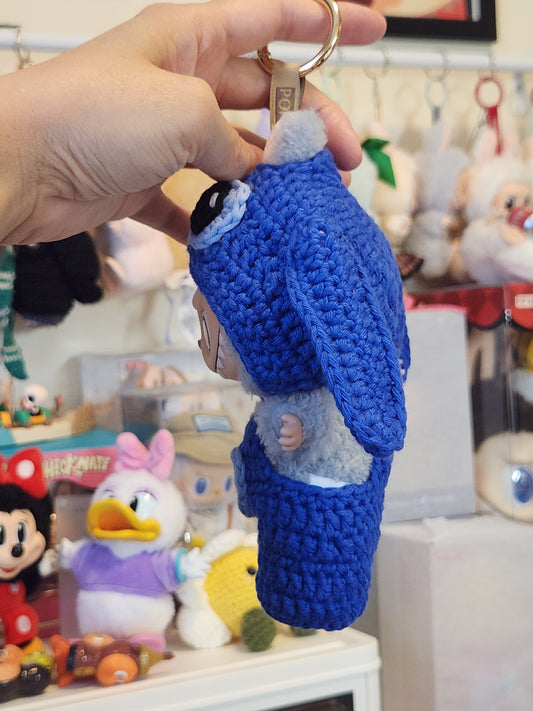 Blue stitch alien outfit