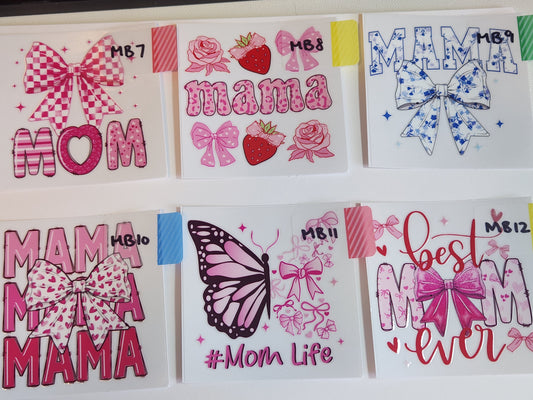 Mama Bow Decals