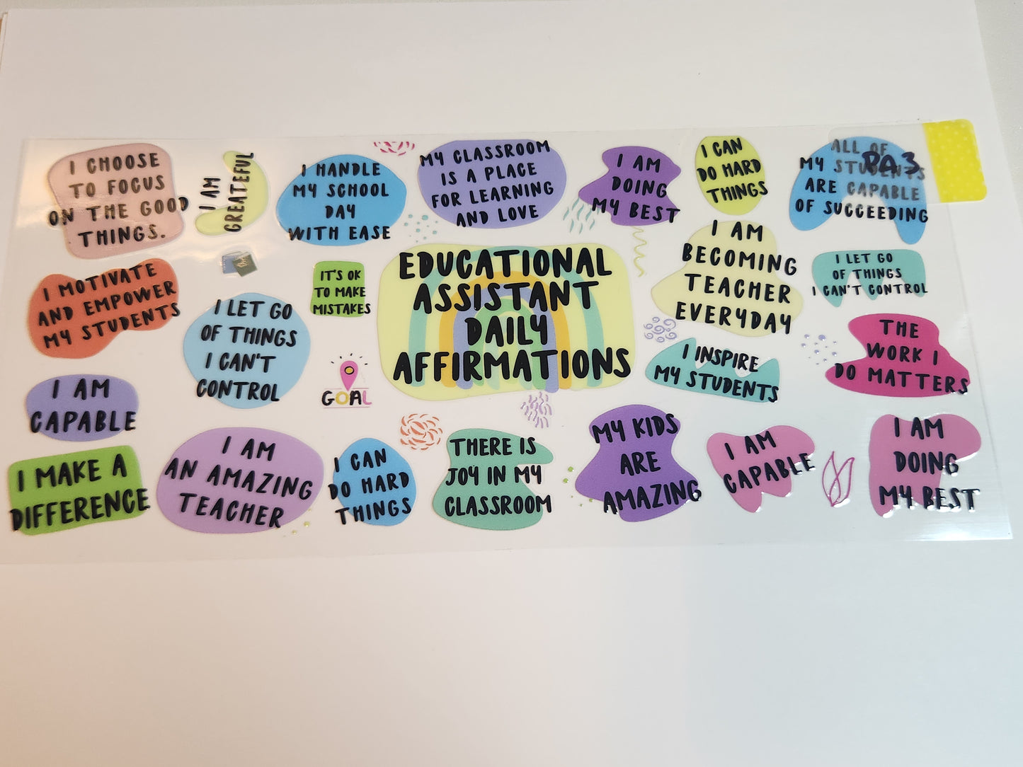 Positive Affirmation Wraps