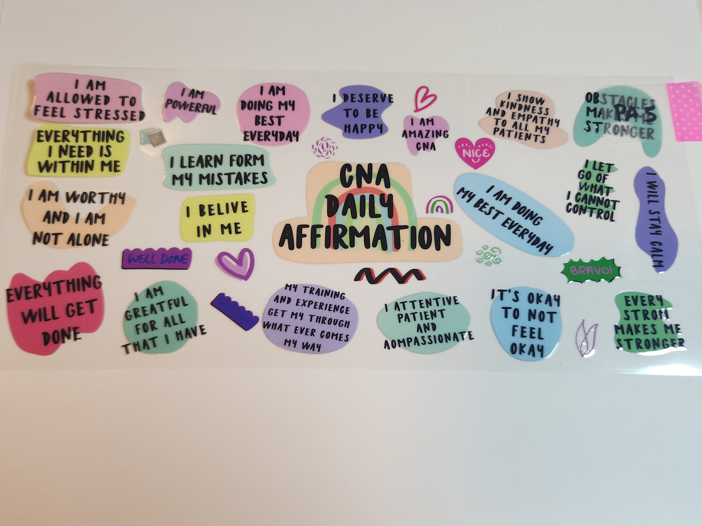 Positive Affirmation Wraps