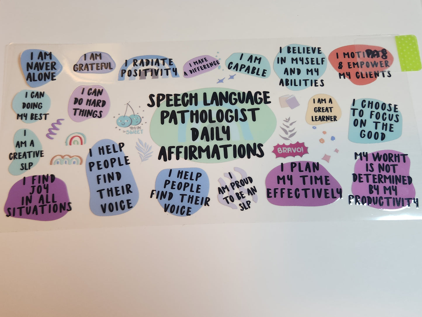Positive Affirmation Wraps