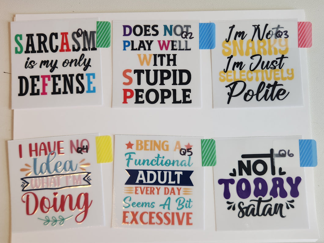Quotes Decal