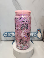 Butterfly (black/pink/white cup)