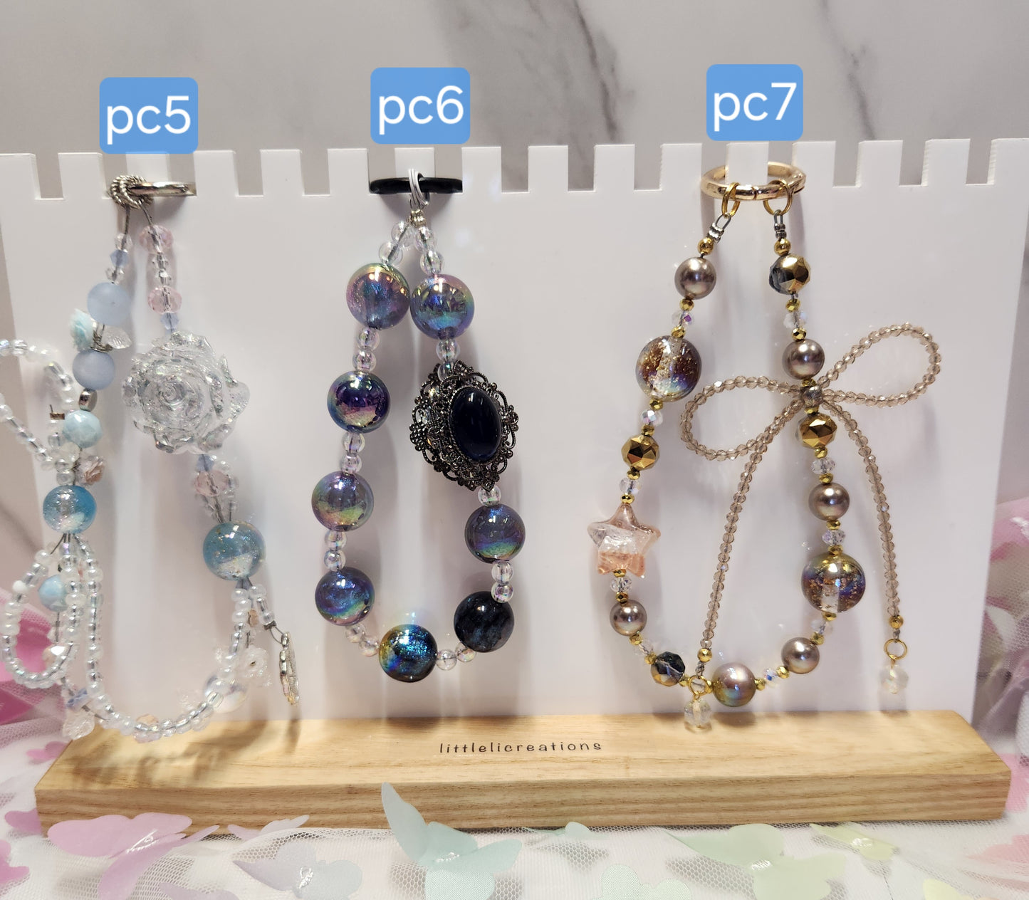 Pre-Made Keychain/Phone/Bag Charms #1-7