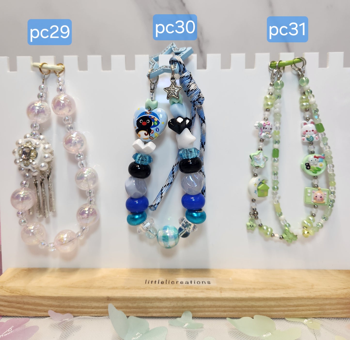 Pre-Made Keychain/Phone/Bag Charms #29-35