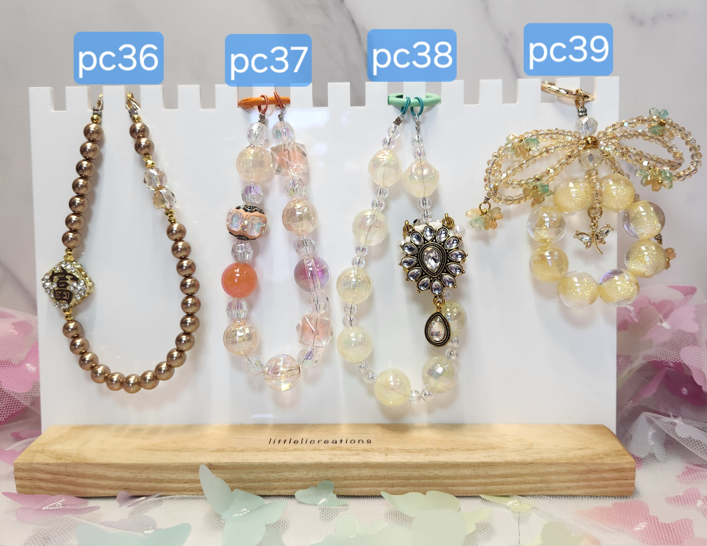 Pre-Made Keychain/Phone/Bag Charms #36-43