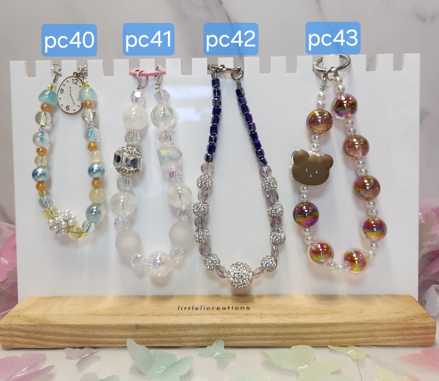 Pre-Made Keychain/Phone/Bag Charms #36-43