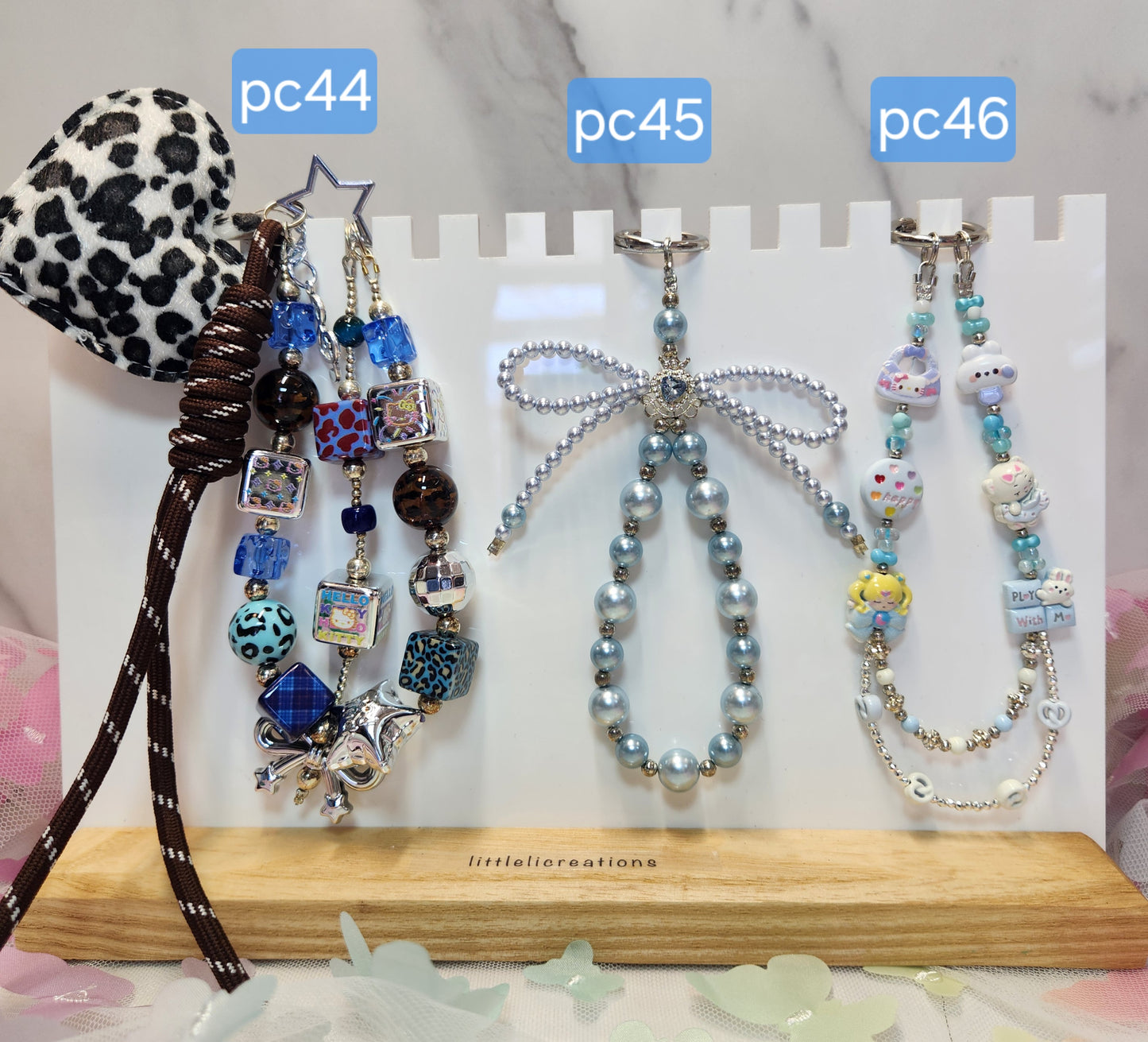 Pre-Made Keychain/Phone/Bag Charms #44-49