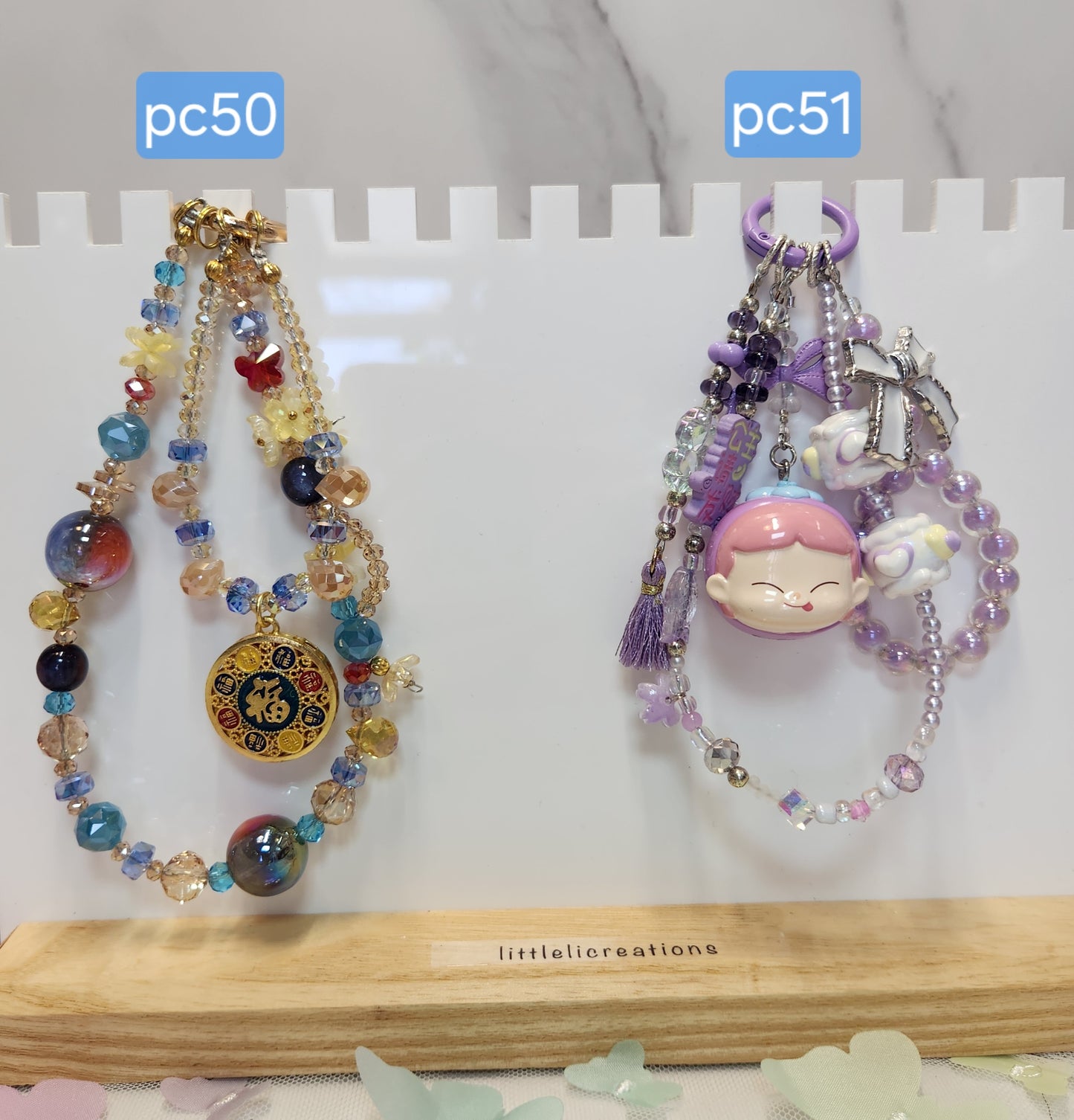 Pre-Made Keychain/Phone/Bag Charms #50-54