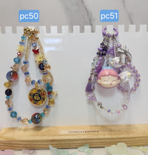 Load image into Gallery viewer, Pre-Made Keychain/Phone/Bag Charms #50-54
