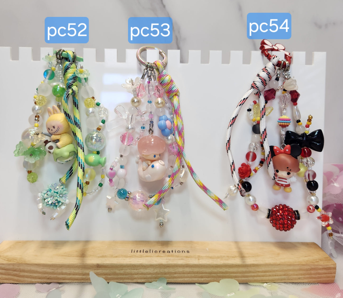 Pre-Made Keychain/Phone/Bag Charms #50-54