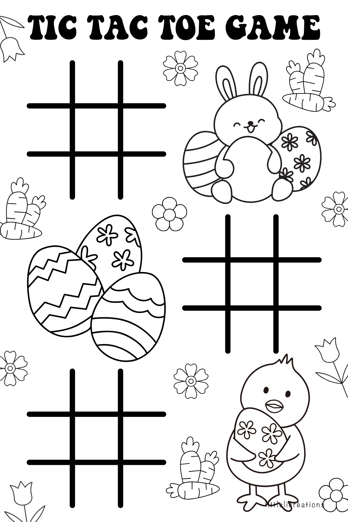 Easter Coloring Sticker Book