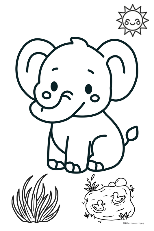 BOY Baby Shower Coloring Sticker Book
