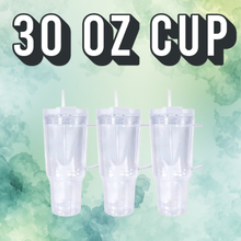Load image into Gallery viewer, 30 oz Acrylic Cup with Handle
