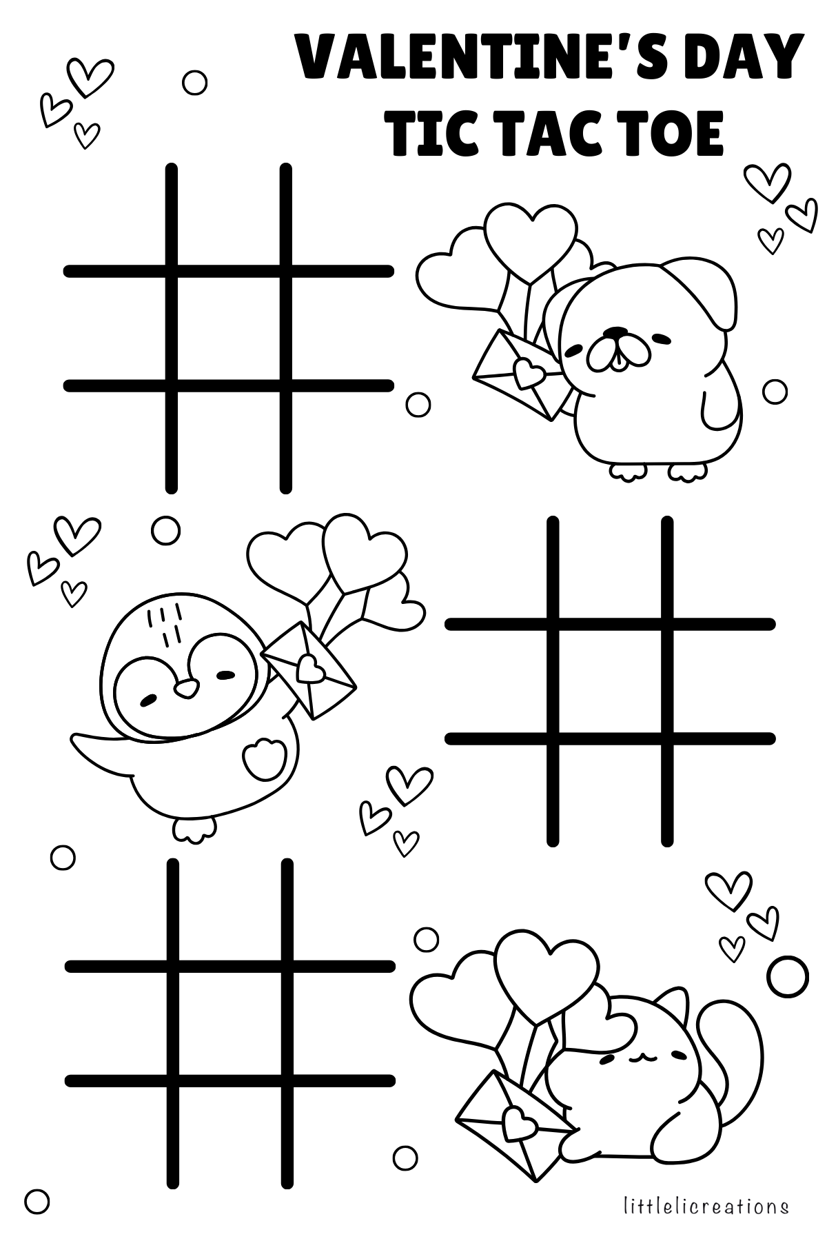 Valentine's Day Coloring Sticker Book