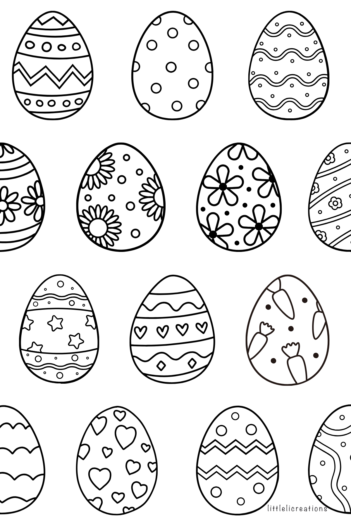 Easter Coloring Sticker Book