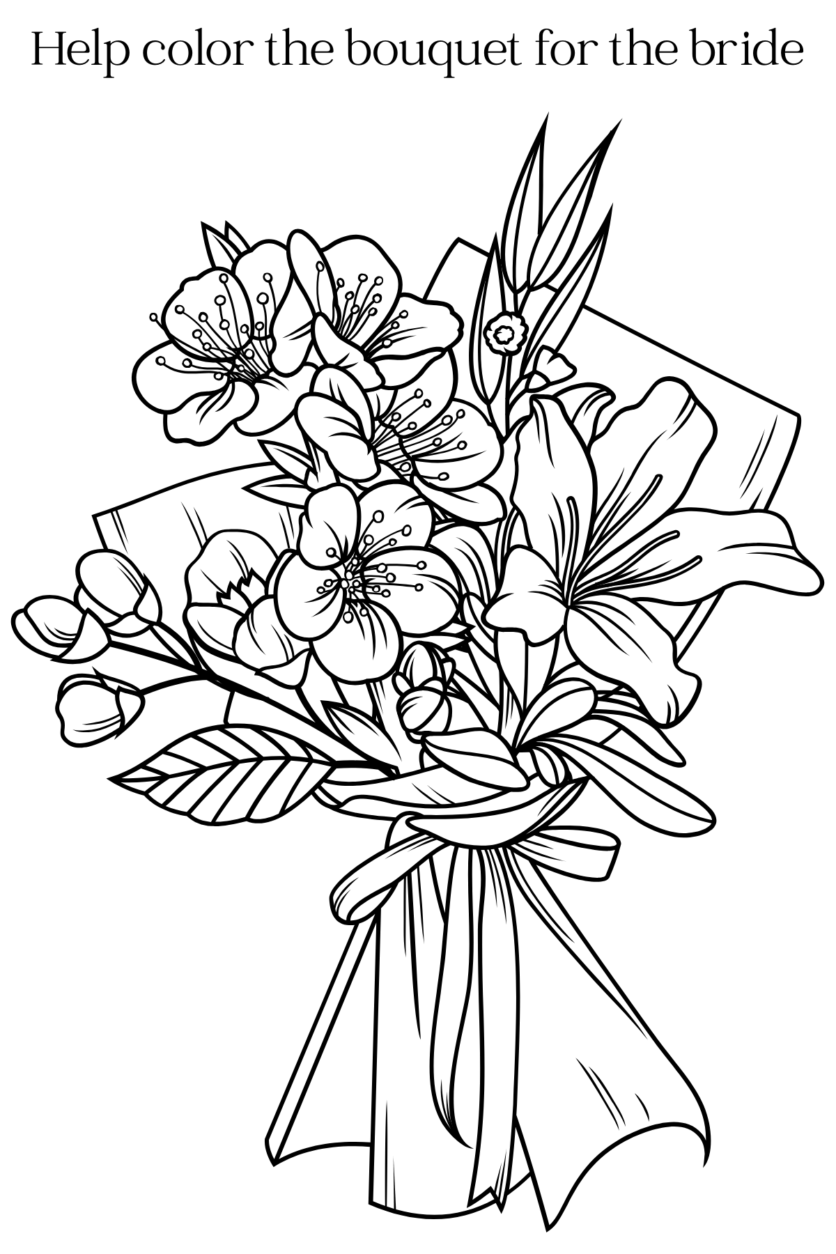 Wedding Day Coloring Sticker Book