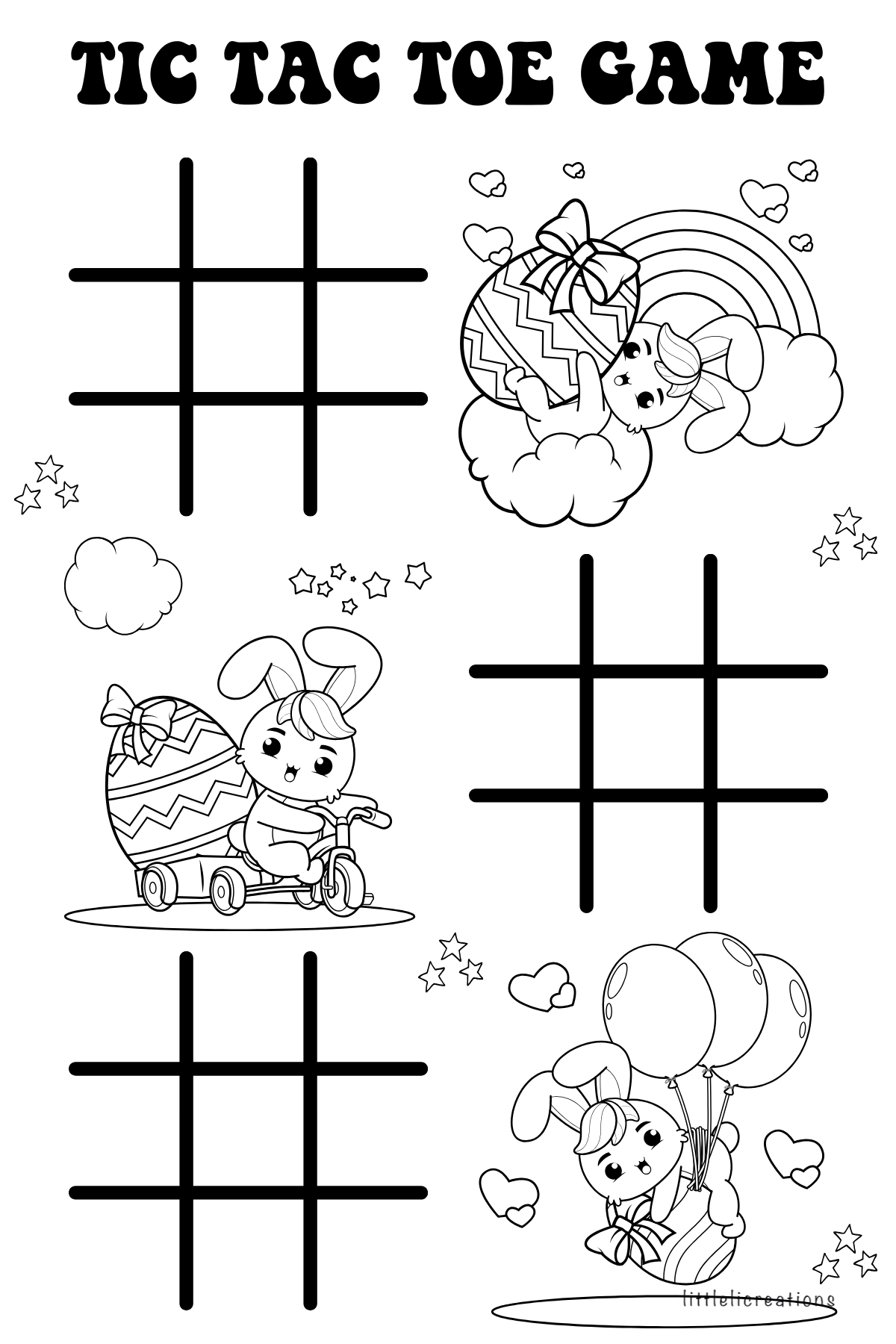 Easter Coloring Sticker Book