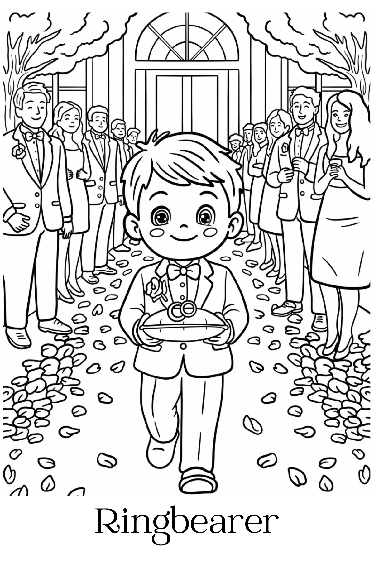Wedding Day Coloring Sticker Book