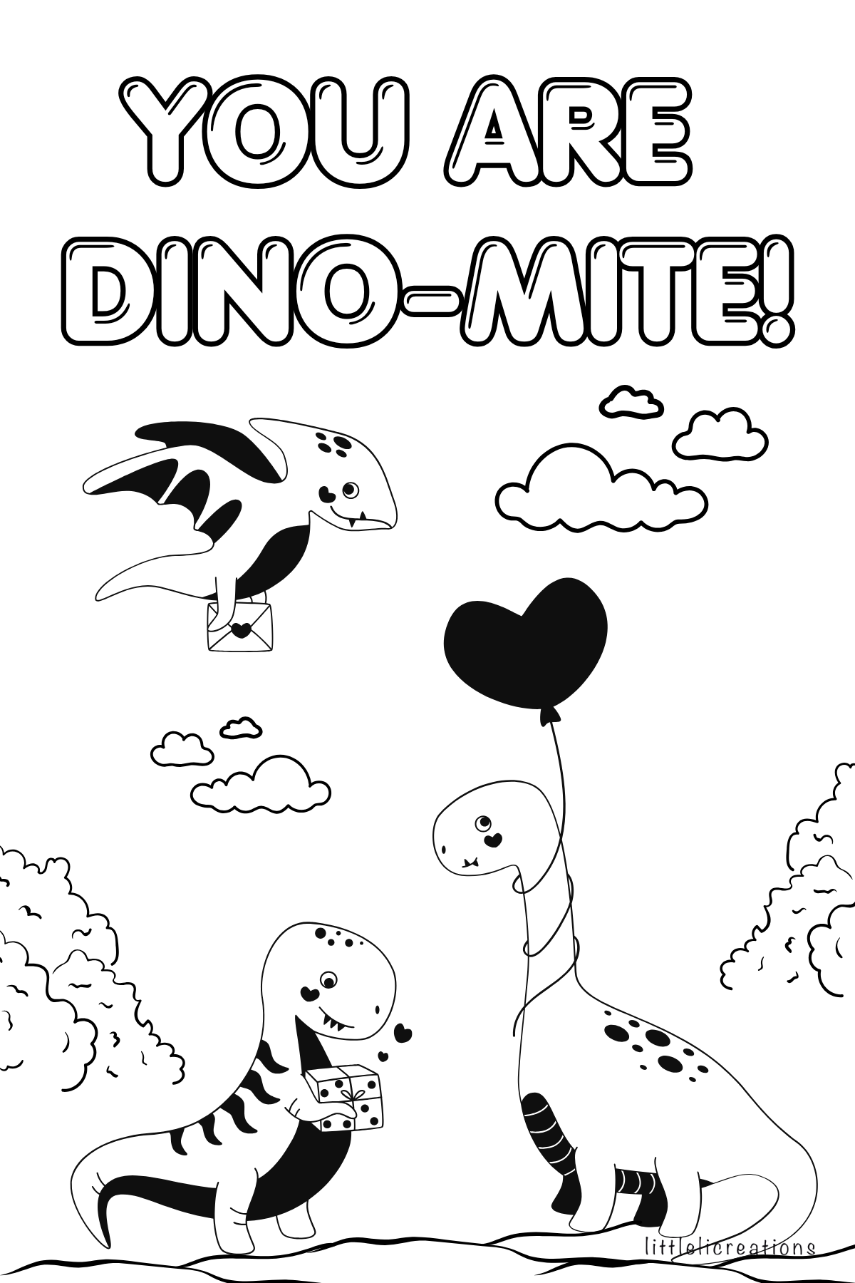 Valentine's Day Coloring Sticker Book