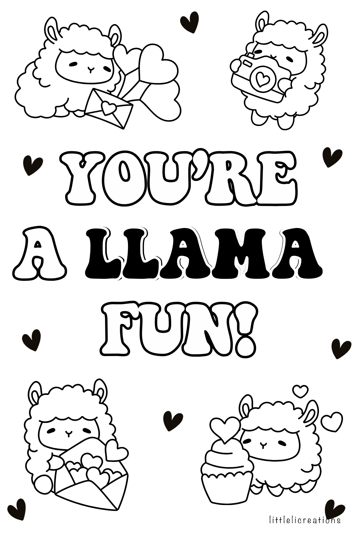 Valentine's Day Coloring Sticker Book