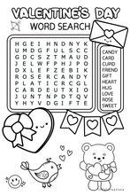 Load image into Gallery viewer, Valentine's Day Coloring Sticker Book
