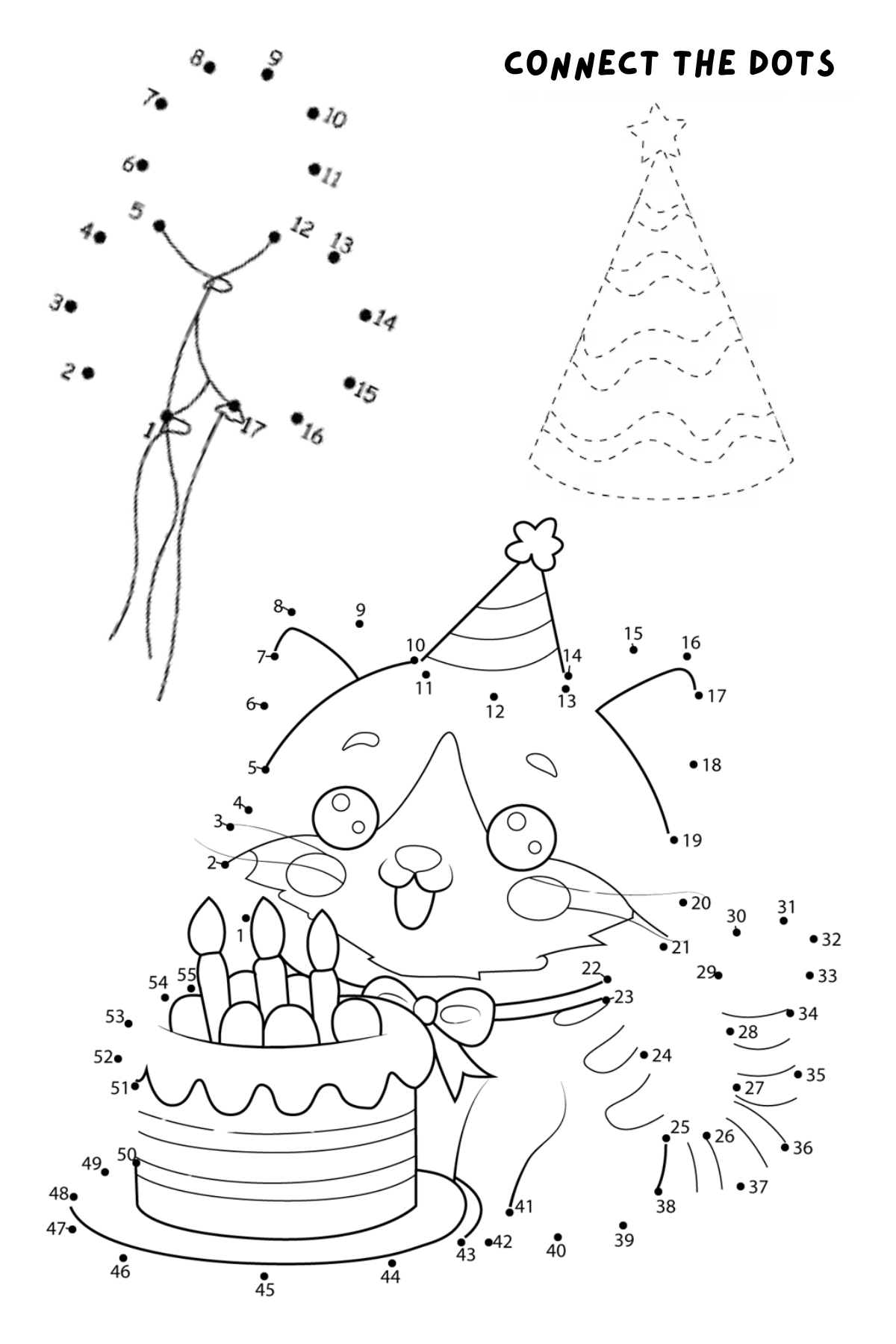 Happy Birthday Coloring Sticker Book