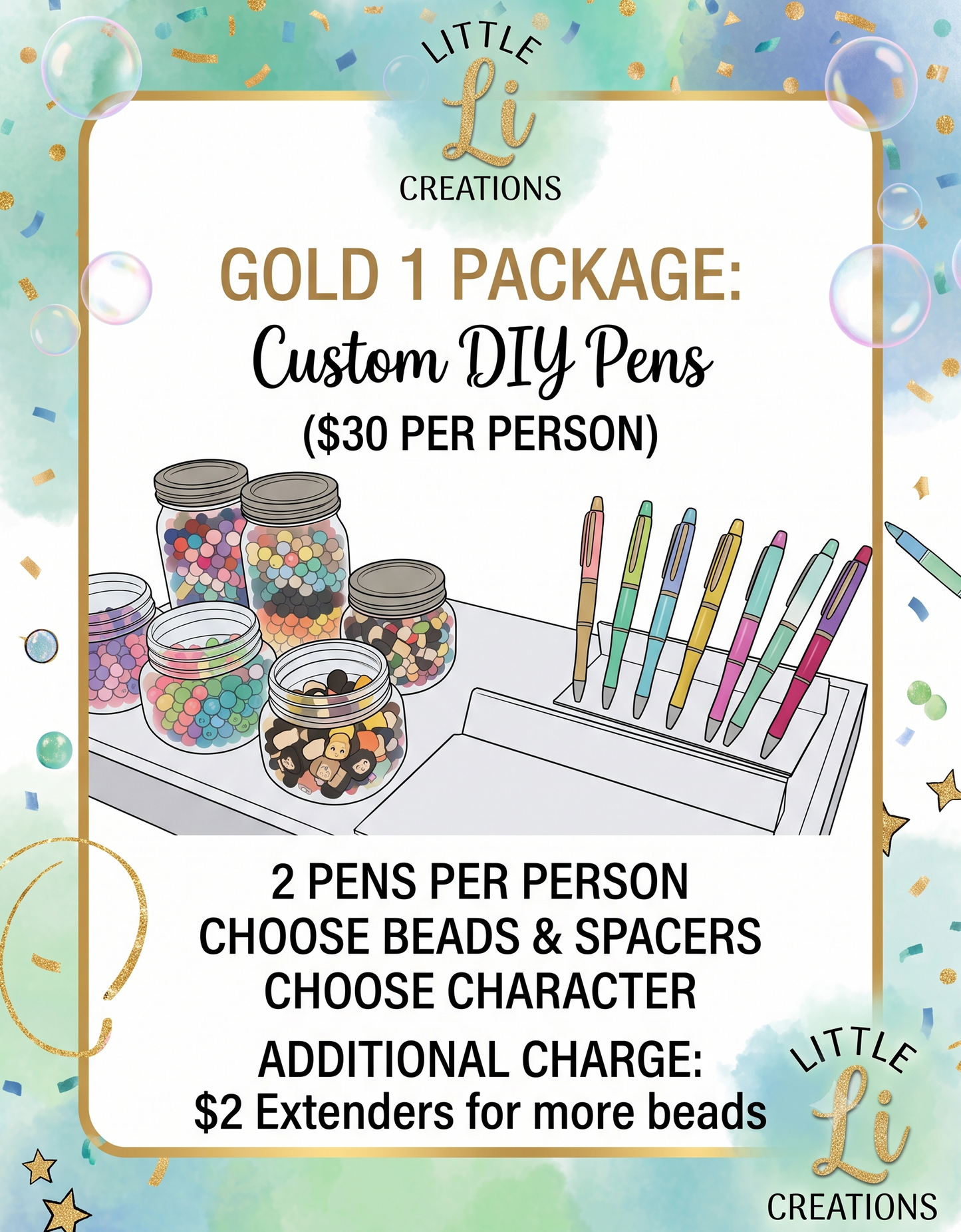 Gold 1 Party Package