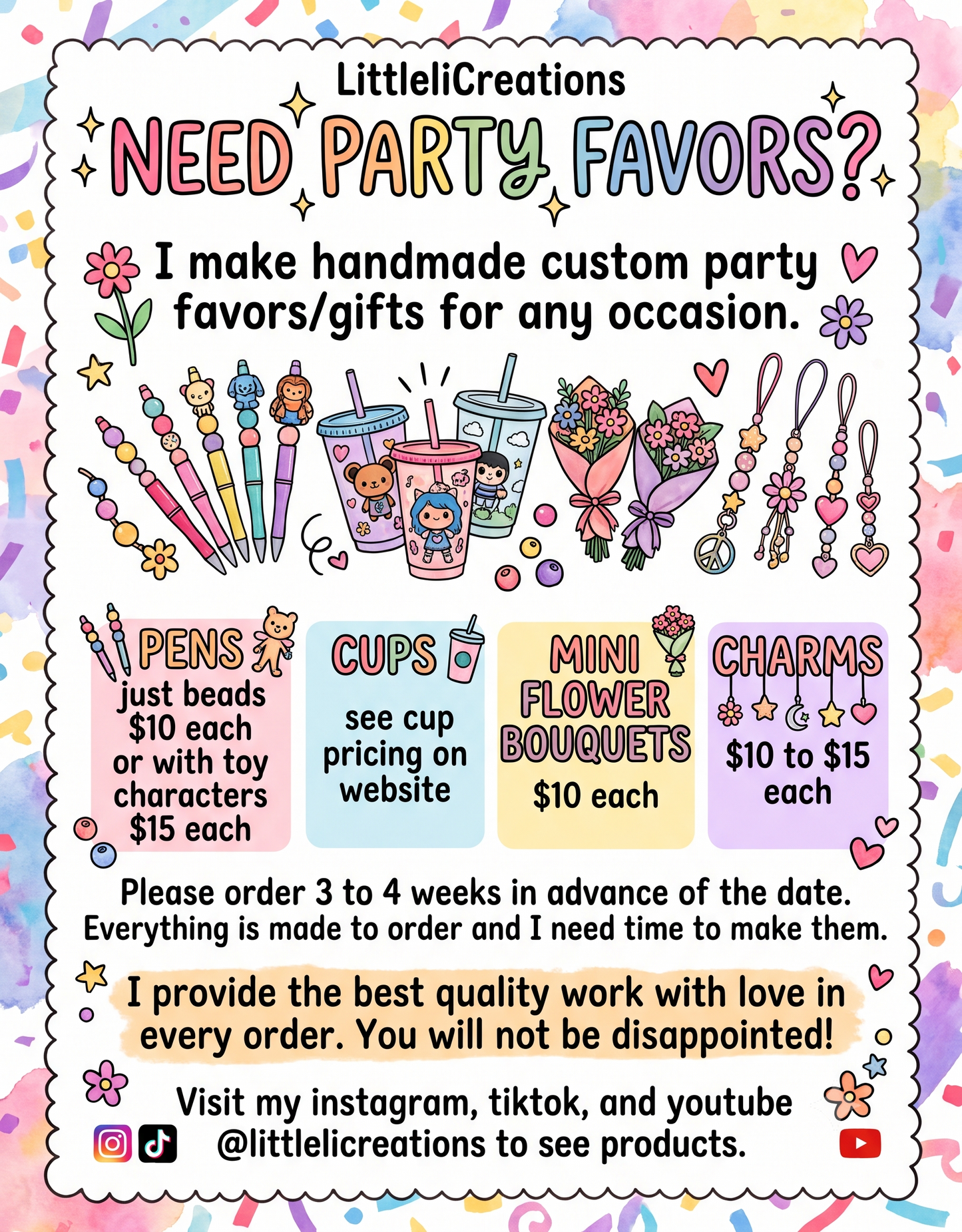 Party Package (on-site)