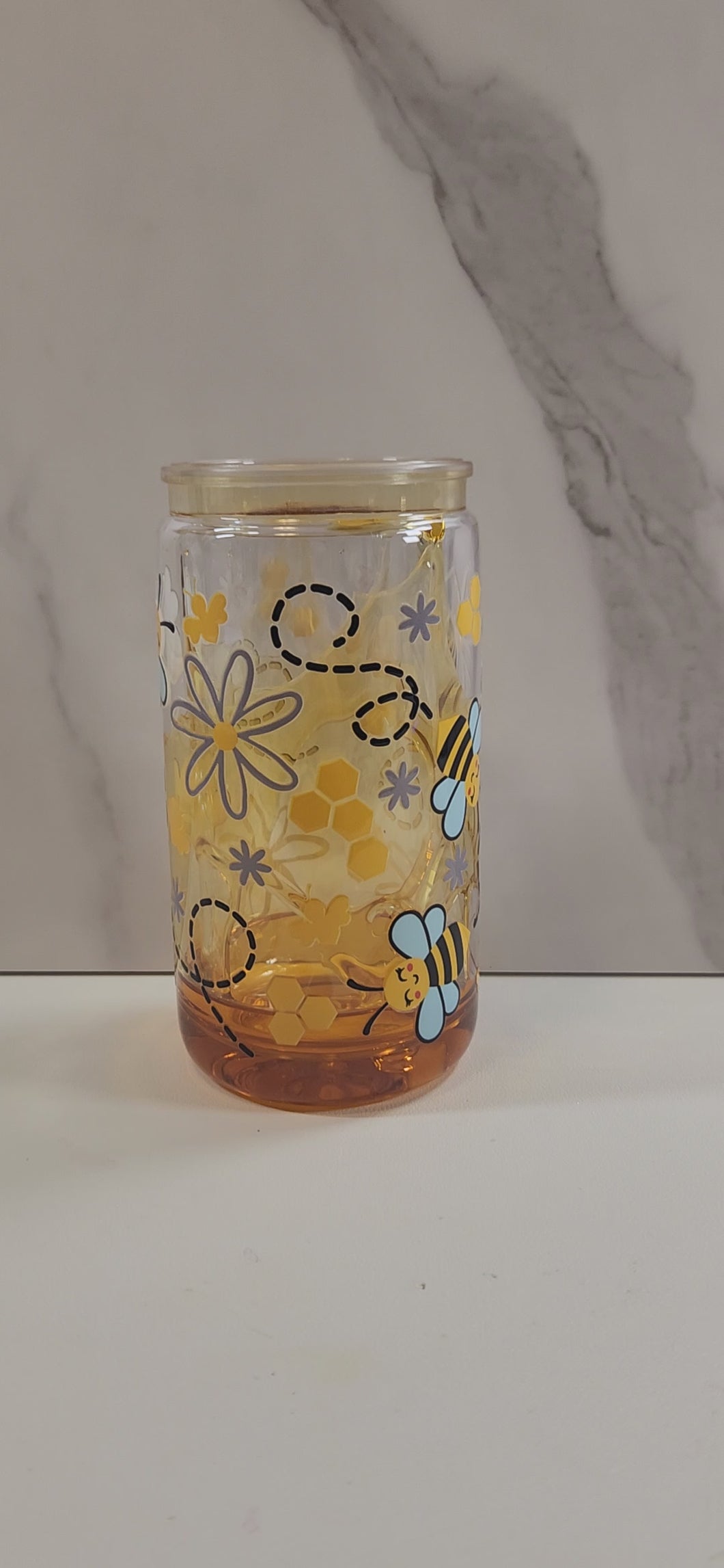 Bee Honey Drip Cup 1