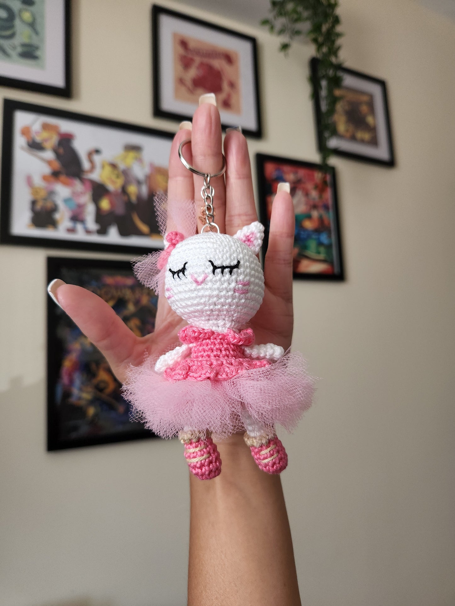 Mini lulu the kitten keychain