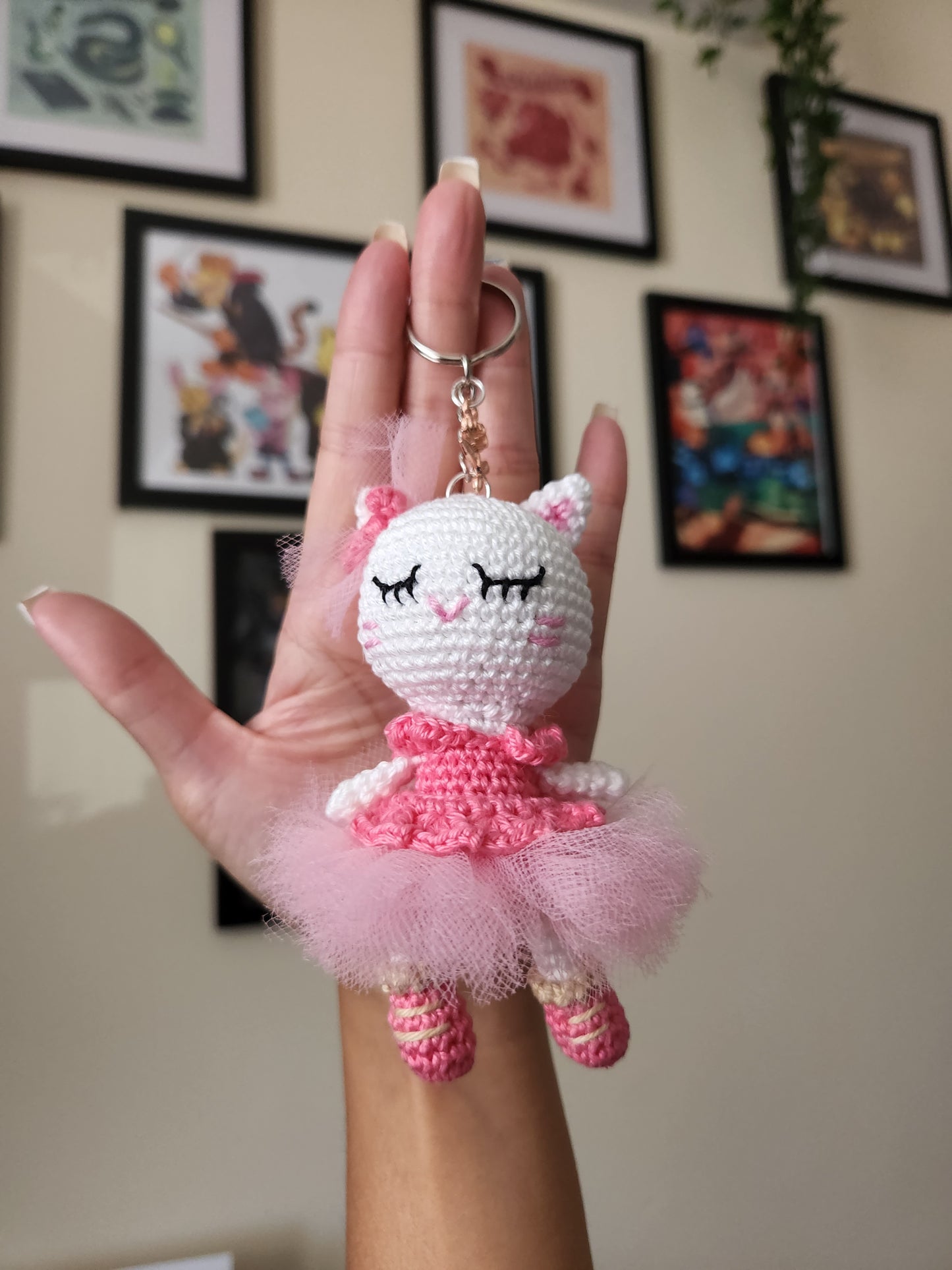 Mini lulu the kitten keychain