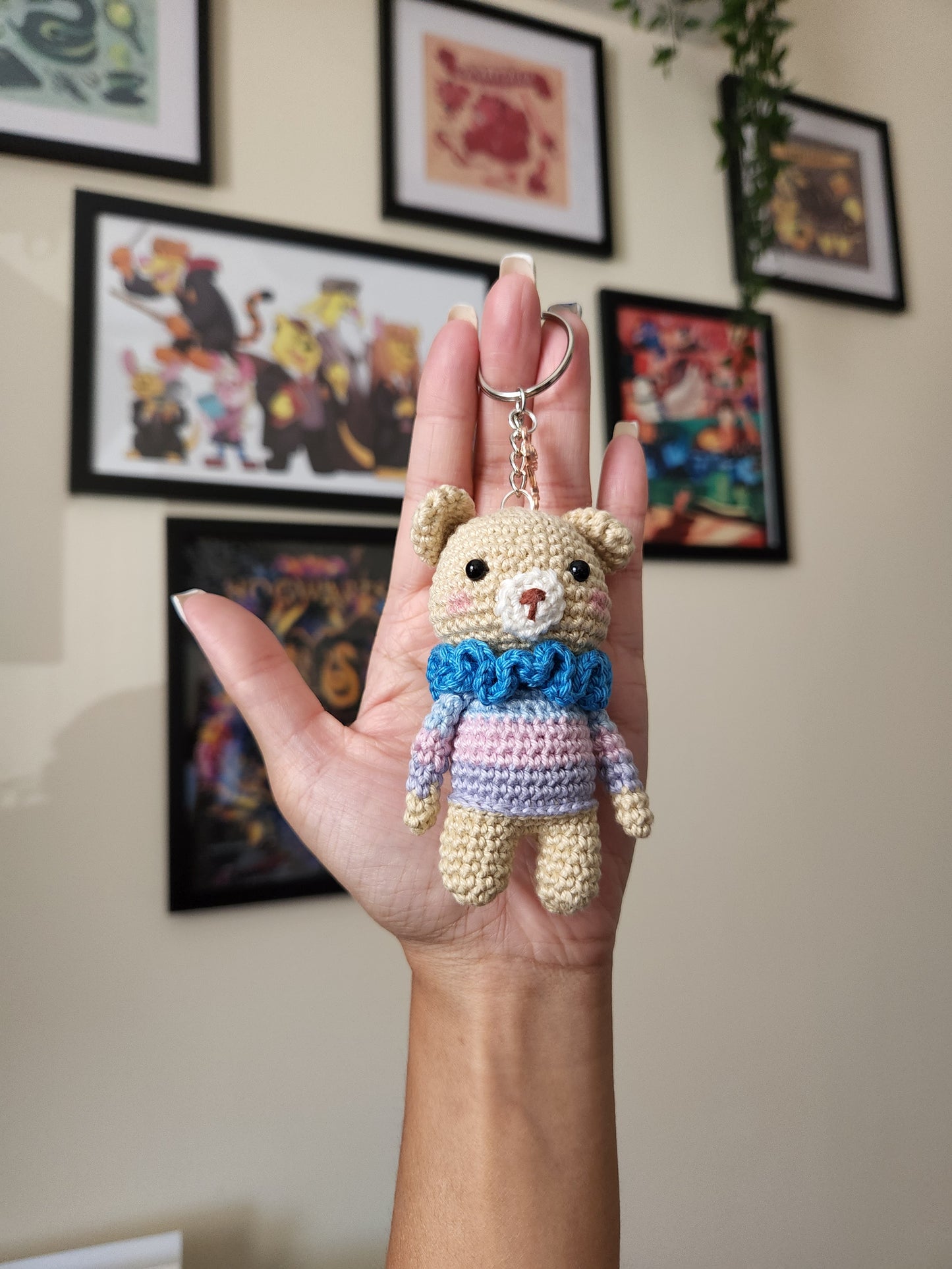 Mini berry the cub keychain