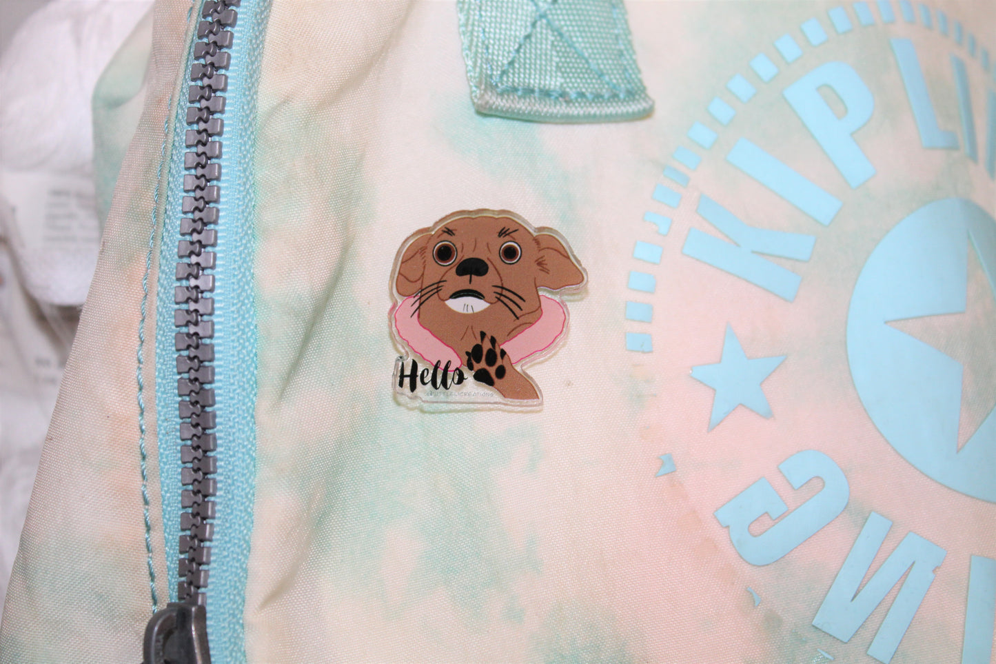 Little Hello Dog Pin