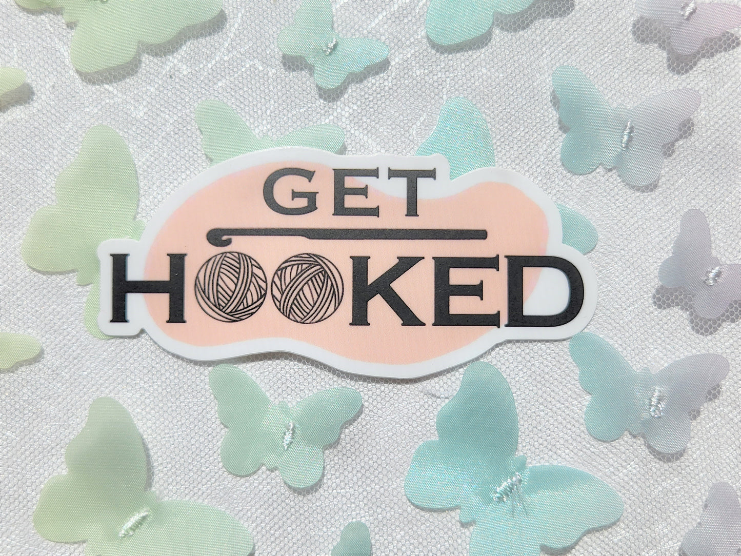 Get Hooked Vinyl Sticker