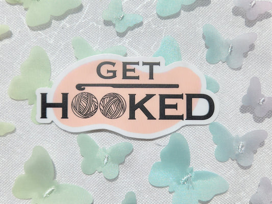 Get Hooked Vinyl Sticker